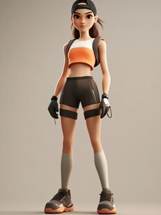 3d女运动员