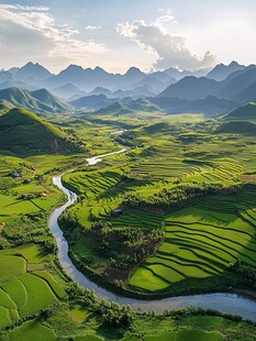 自然风光唯美田园