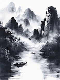 高清古风山水