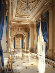 欧式宫殿大厅