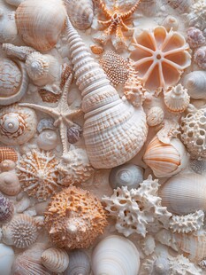 温馨海洋贝壳