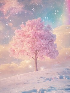 神秘梦幻的大树