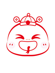 蛇宝宝可爱的头卡通插画