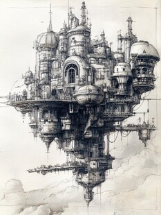 幻想的外星建筑