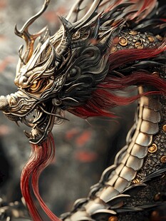 高清龙雕塑