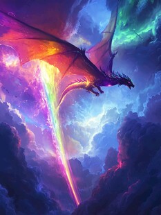 飞龙在天插画