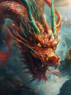 古风龙插画