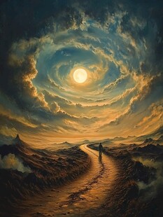 风景厚涂