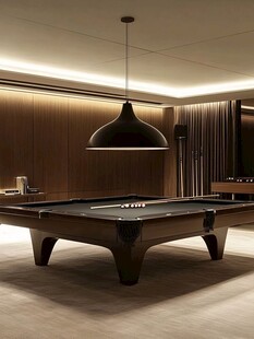 现代风格台球室效果图