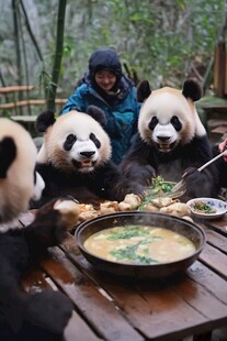 熊猫吃货