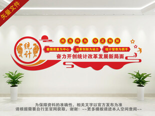 统计文化墙 