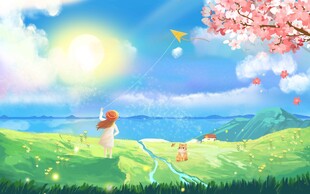 卡通插画背景