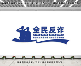 全民反诈文化墙