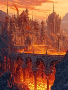 魔幻场景插画