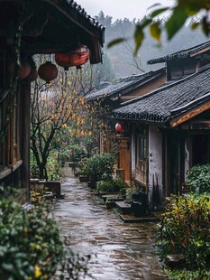 雨中客栈