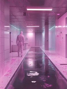粉红色的超现实世界