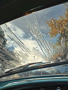 车窗冰花