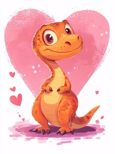 小恐龙插画