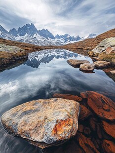 高山冰蚀湖湖泊