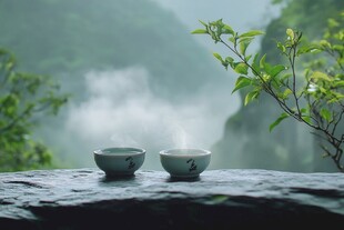 茶杯山水