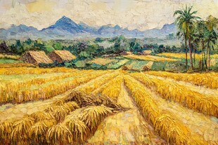 稻田油画
