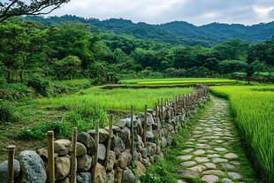 小竹桥田园风光