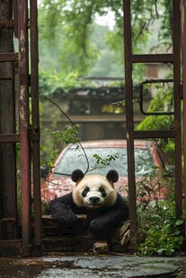 雨中动物园