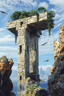 超现实主义的城堡