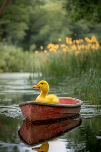 小黄鸭船