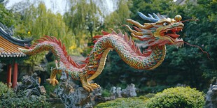 赤龙雕塑