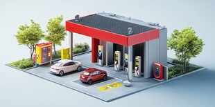 加油站场景模拟