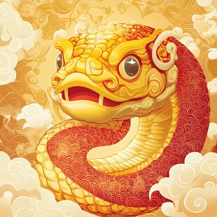 蛇年插画合集