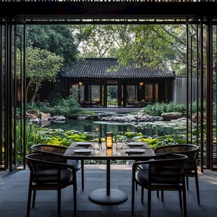 高端中式庭院
