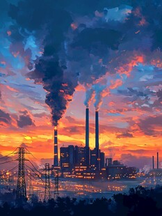 电厂场景海报