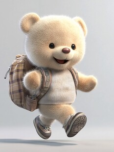 背书包的泰迪熊