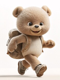 背书包的泰迪熊