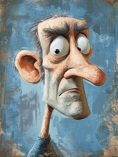 卡通写实漫画人物