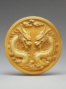 龙纹金币