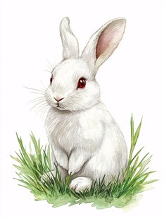 原创手绘兔