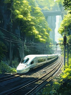 高铁原画