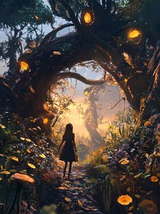 森系场景童话森林