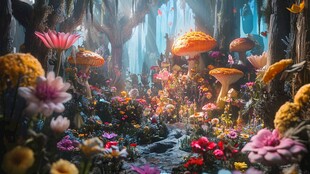 童话森林主题场景