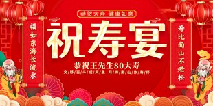 祝寿宴背景