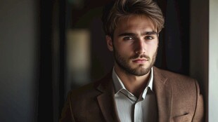 优雅高贵帅气人像