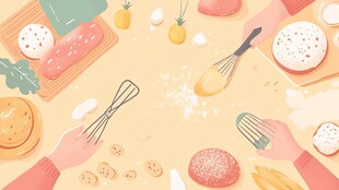 烹饪运营插画