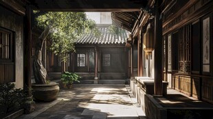 四合院3dsmax