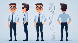 人物卡通形象设计