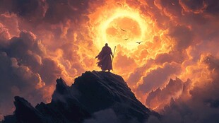 神话风格背景图