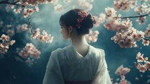 唯美意境古典美女