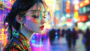 赛博朋克潮流人物